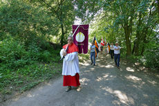 Festgottesdienst zum 1.000 Todestag des Heiligen Heimerads auf dem Hasunger Berg (Foto: Karl-Franz Thiede)